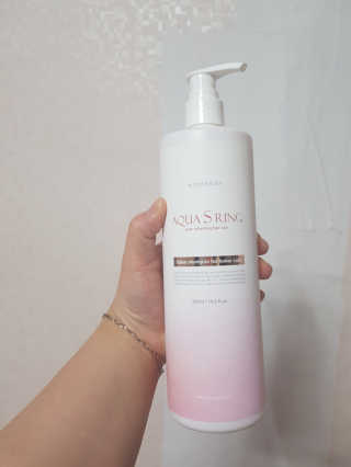 아쿠아큐링 아쿠아S링 퓨어리프레싱 헤어케어 500ml — 3.33점을 준 리뷰어가 2018년 8월 올린 사용 사진
