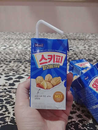 스키피피넛우유 스키피 피넛버터우유 — 4점을 준 리뷰어가 2019년 11월 올린 사용 사진