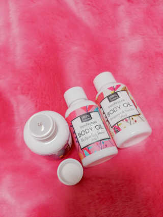 이네스네이쳐 천연 바디오일 미니 3종세트 50ml — 5점을 준 리뷰어가 2018년 6월 올린 사용 사진
