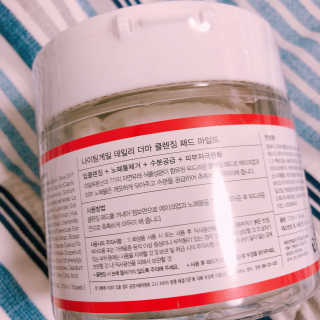 나이팅게일 데일리 더마 클렌징패드 마일드 — 5점을 준 리뷰어가 2018년 4월 올린 사용 사진
