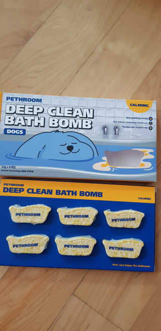 Pethroom 페스룸 PETHROOM DEEP CLEAN BATHBOMB 페스룸 딥클린 배쓰밤 — 5점을 준 리뷰어가 2020년 3월 올린 사용 사진