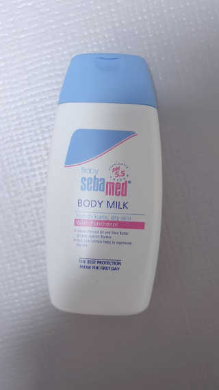 세바메드 베이비 바디밀크 200ml — 5점을 준 리뷰어가 2019년 12월 올린 사용 사진