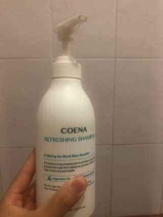 코에나샴푸 500ml — 4점을 준 리뷰어가 2019년 8월 올린 사용 사진