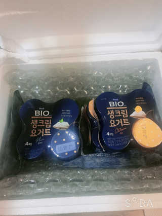 [매일 바이오] 생크림요거트 플레인 12개 + 유자 12개 — 5점을 준 리뷰어가 2019년 6월 올린 사용 사진