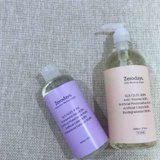 제로데이즈 천연 주방전용세제 + 여성속옷세제 — 4.5점을 준 리뷰어가 2020년 2월 올린 사용 사진