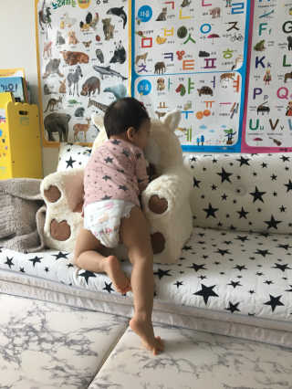 보솜이 액션핏 팬티형 — 5점을 준 리뷰어가 2019년 3월 올린 사용 사진