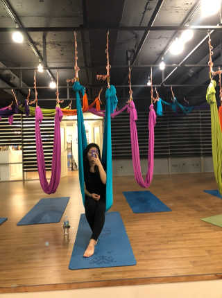 [별이 빛나는 요가필라] 플라잉요가, 일반 요가 4회 — 5점을 준 리뷰어가 2018년 11월 올린 사용 사진