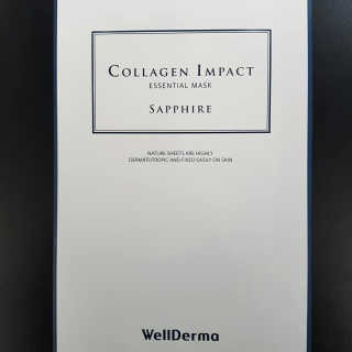 웰더마 사파이어 콜라겐 임팩트 에센셜 마스크 — 5점을 준 리뷰어가 2019년 7월 올린 사용 사진