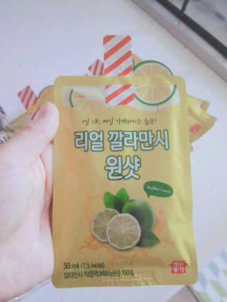 장수농가 리얼깔라만시 원샷 50ml 10팩+보틀 — 4점을 준 리뷰어가 2019년 5월 올린 사용 사진