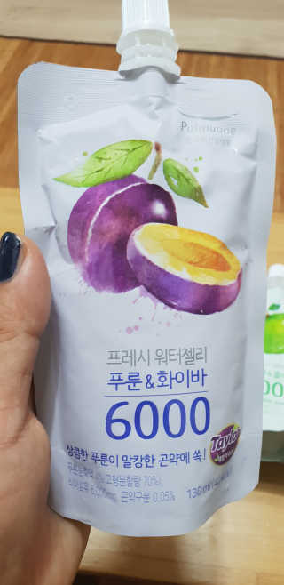 풀무원 프레시 워터젤리 — 5점을 준 리뷰어가 2018년 8월 올린 사용 사진