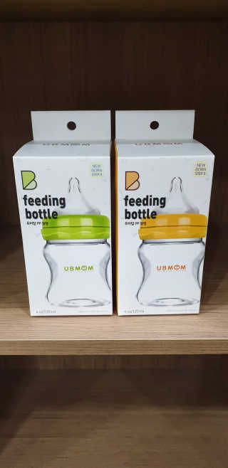유비맘 신생아젖병 120ml 트리플팩_ 젖꼭지 포함 — 5점을 준 리뷰어가 2020년 3월 올린 사용 사진