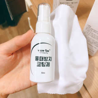 뷰오케이 욕실 화장실 셀프 물때제거 코팅제,리무버 50ml — 5점을 준 리뷰어가 2019년 5월 올린 사용 사진
