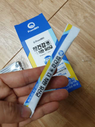 프롬바이오 엄마의 마음을 담은 장건강엔 더 착한 유산균 — 4점을 준 리뷰어가 2020년 1월 올린 사용 사진