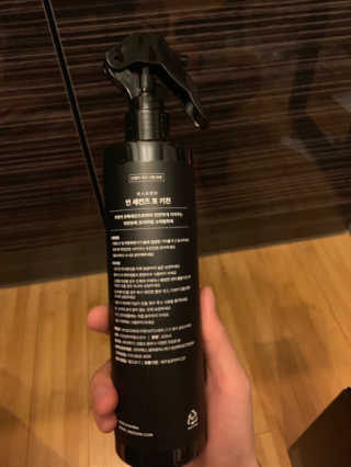 PEACE MOMENT 피스모먼트 인세컨즈포키친 320mL 천연살균소독제 — 4.5점을 준 리뷰어가 2019년 2월 올린 사용 사진