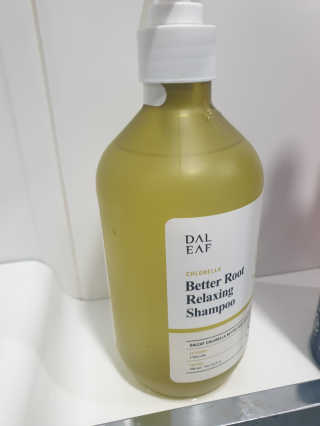 달리프 클로렐라 베러 루트 릴렉싱 샴푸 500ml — 1점을 준 리뷰어가 2020년 2월 올린 사용 사진