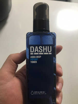 다슈코리아 다슈 맨즈 아쿠아 딥 포텐 토너 153ml — 4.5점을 준 리뷰어가 2019년 7월 올린 사용 사진
