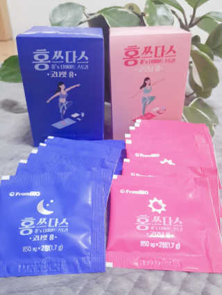 프롬바이오 홍쓰다스 아침,저녁 맞춤형 다이어트식품 14포+14포 — 5점을 준 리뷰어가 2020년 2월 올린 사용 사진