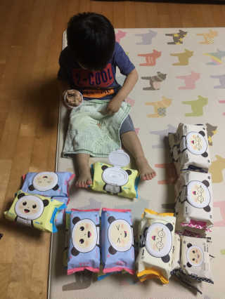 달곰이 물티슈 — 5점을 준 리뷰어가 2017년 6월 올린 사용 사진