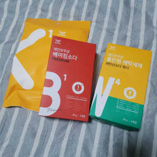 레인보우샵 올인원세탁세제,베이킹소다 스틱포6개입+세탁조클리너 — 5점을 준 리뷰어가 2018년 4월 올린 사용 사진