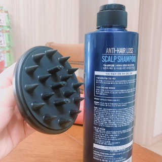 다슈코리아 다슈 단백질 한방 두피 골드 샴푸 500ml +샴푸브러쉬 — 5점을 준 리뷰어가 2019년 5월 올린 사용 사진