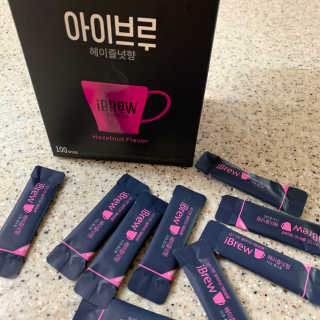 한국맥널티 아이브루 헤이즐넛향 100T — 5점을 준 리뷰어가 2019년 11월 올린 사용 사진