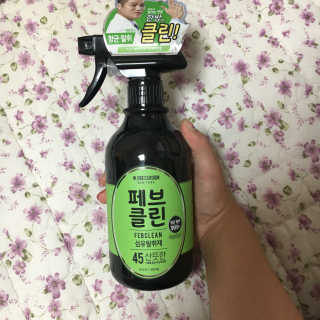 더블유드레스룸 페브클린 500ml — 5점을 준 리뷰어가 2018년 8월 올린 사용 사진