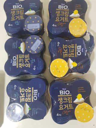 [매일 바이오] 생크림요거트 플레인 12개 + 유자 12개 — 4점을 준 리뷰어가 2019년 7월 올린 사용 사진