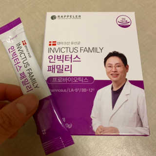 라플레 유해균을 이겨 튼튼한 장으로,  인빅터스 패밀리 — 4점을 준 리뷰어가 2019년 3월 올린 사용 사진