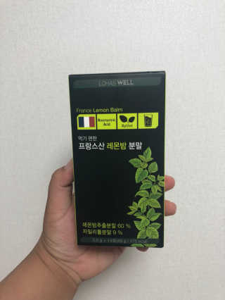 로하스웰 프랑스산 레몬밤 분말 — 4점을 준 리뷰어가 2018년 6월 올린 사용 사진