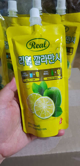 장수농가 리얼깔라만시 — 5점을 준 리뷰어가 2018년 6월 올린 사용 사진