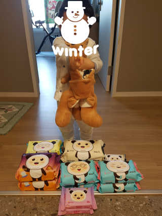 달곰이 물티슈 — 5점을 준 리뷰어가 2018년 12월 올린 사용 사진