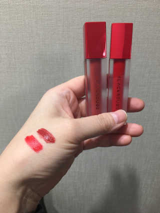 [블랙루즈] 에어 핏 벨벳틴트 시즌1 7종 중 택1+랜덤1 — 5점을 준 리뷰어가 2018년 11월 올린 사용 사진