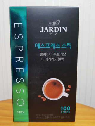 (주)쟈뎅 쟈뎅 에스프레소 스틱 아메리카노 블랙 — 5점을 준 리뷰어가 2018년 10월 올린 사용 사진