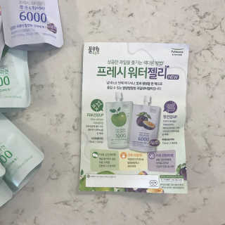 풀무원 프레시 워터젤리 — 5점을 준 리뷰어가 2018년 8월 올린 사용 사진