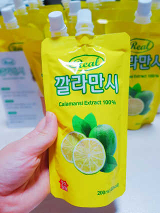 장수농가 리얼깔라만시 — 4.83점을 준 리뷰어가 2018년 4월 올린 사용 사진