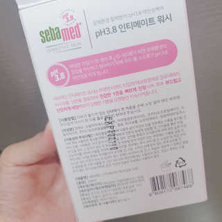 세바메드 인티메이트 워시 pH3.8 - 여성청결제 — 3점을 준 리뷰어가 2019년 8월 올린 사용 사진