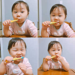달곰이 어린이 치약+어린이 칫솔 SET — 4.67점을 준 리뷰어가 2017년 12월 올린 사용 사진