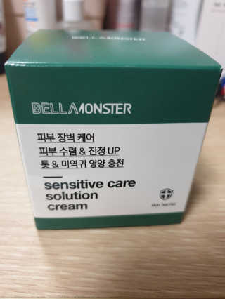 벨라몬스터 센서티브 케어 솔루션 톳크림 — 5점을 준 리뷰어가 2019년 3월 올린 사용 사진