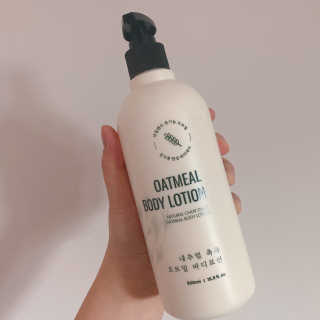 (주)에네스티 내추럴 촉촉  오트밀 바디로션 500ml — 4점을 준 리뷰어가 2020년 1월 올린 사용 사진