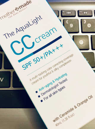 마더메이드 더 아쿠아라이트 CC크림 SPF50+ PA+++ — 5점을 준 리뷰어가 2019년 6월 올린 사용 사진
