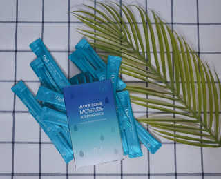 오지아이 워터 밤 모이스처 슬리핑 팩 4ml X 20pcs — 4.5점을 준 리뷰어가 2020년 2월 올린 사용 사진