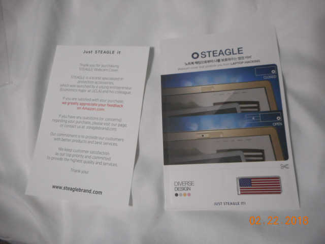 [STEAGLE] 프리미엄 노트북 웹캠 덮개 리뷰 사진