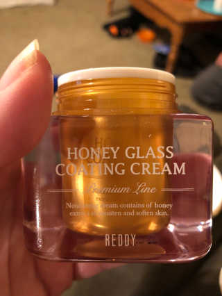 레디 프리미엄 허니 글래스 꿀광 코팅 크림 — 4점을 준 리뷰어가 2018년 1월 올린 사용 사진