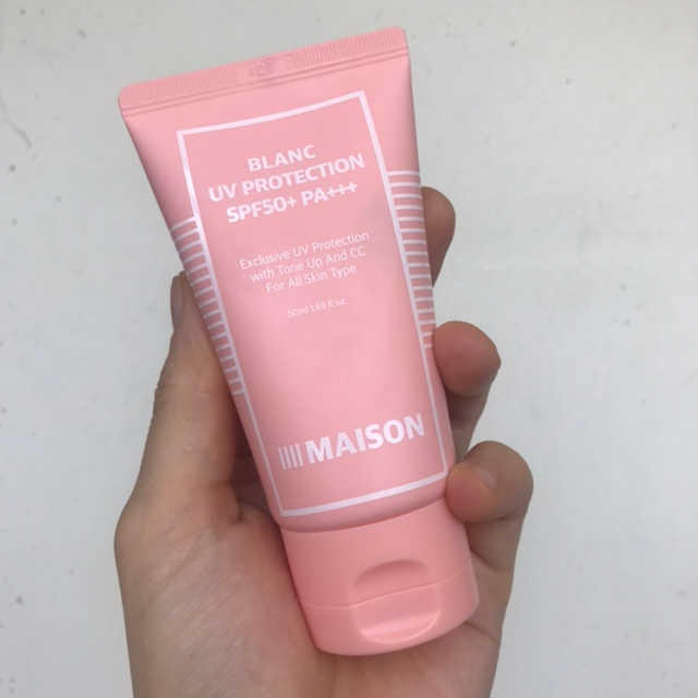 블랑 톤업 선크림 리뷰 사진