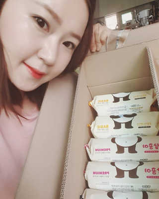 달곰이 물티슈 — 5점을 준 리뷰어가 2017년 6월 올린 사용 사진