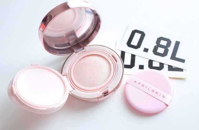 APRILSKIN MAGIC SNOW CUSHION PINK # 01 리뷰 사진