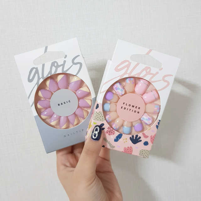 글로이스 네일팁 2개 리뷰 사진