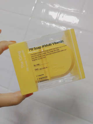 The10mg [100개 선착순] 10mg 알약비누 — 4.17점을 준 리뷰어가 2017년 7월 올린 사용 사진