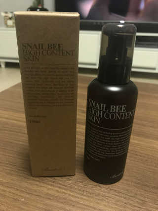 벤튼 스네일비 하이콘텐트 스킨 150ml — 3점을 준 리뷰어가 2017년 4월 올린 사용 사진