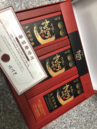 메이준뉴트리 박경호의 홍삼활력스틱 10ml x 30포 — 4.5점을 준 리뷰어가 2020년 2월 올린 사용 사진